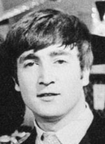 John Lennon with short hair