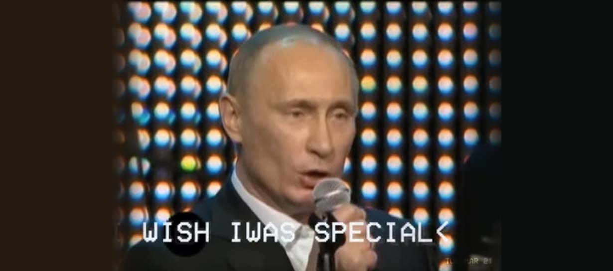 Итоги года с владимиром путиным слушать. Владимир Путин поет. Путин поет песню. Путин поет фото. Гордон поет про Путина.